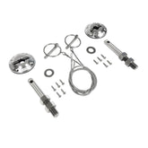 DRAKE Modern Billet Hood Pin Kit (Aluminium) for Mustang 2015-23 | #FR3Z-6316892-LM - Available from NEMESISUK.COM